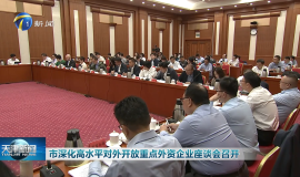 天津市深化高水平对外开放重点外贸外经企业座谈会召开